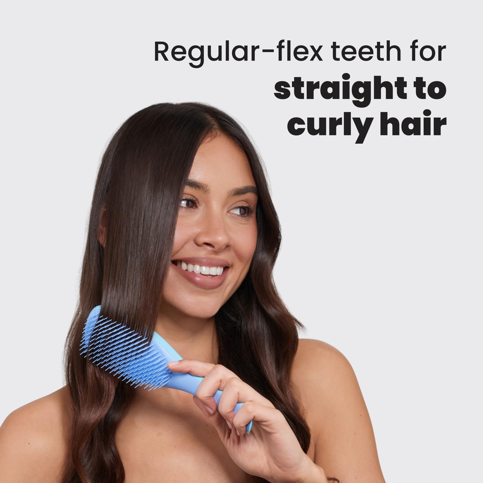 Tangle Teezer Ultimate Detangler short-teeth-smoothing focuses on frizz-free smoothing