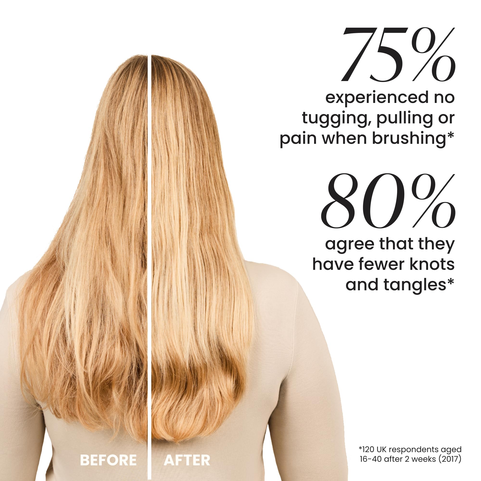 Tangle Teezer Ultimate Detangler soft-teeth close-up emphasizes gentle scalp-friendly detangling