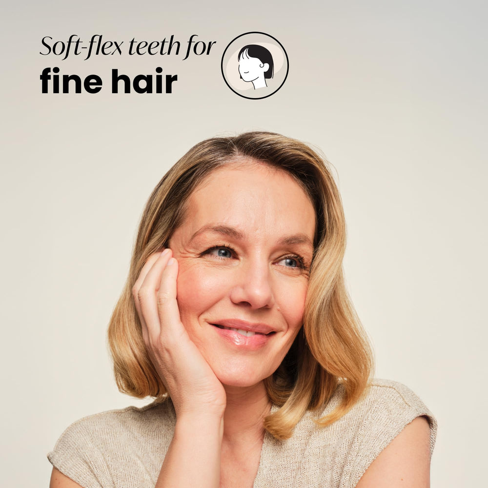 Tangle Teezer Original Detangler Brush dry-hair use eases brushing and reduces breakage