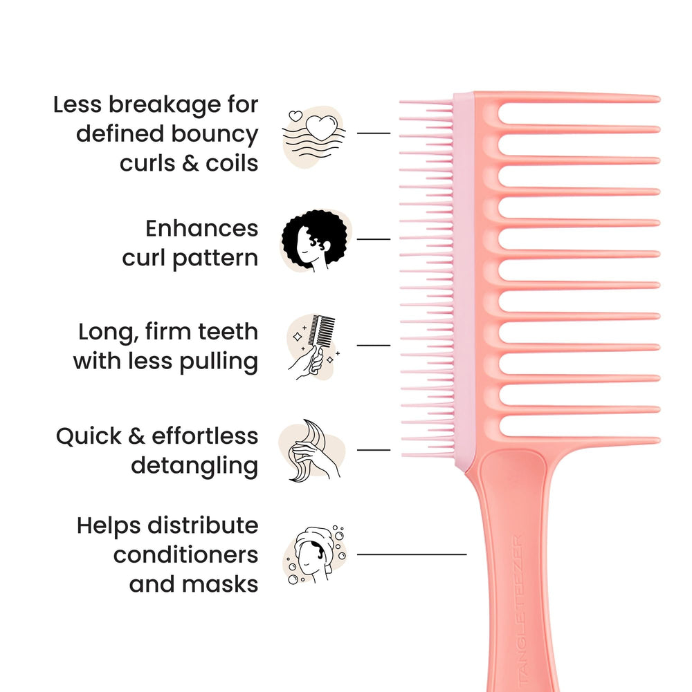 Tangle Teezer ergonomic handle grip for comfortable detangling sessions