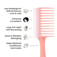 Tangle Teezer ergonomic handle grip for comfortable detangling sessions
