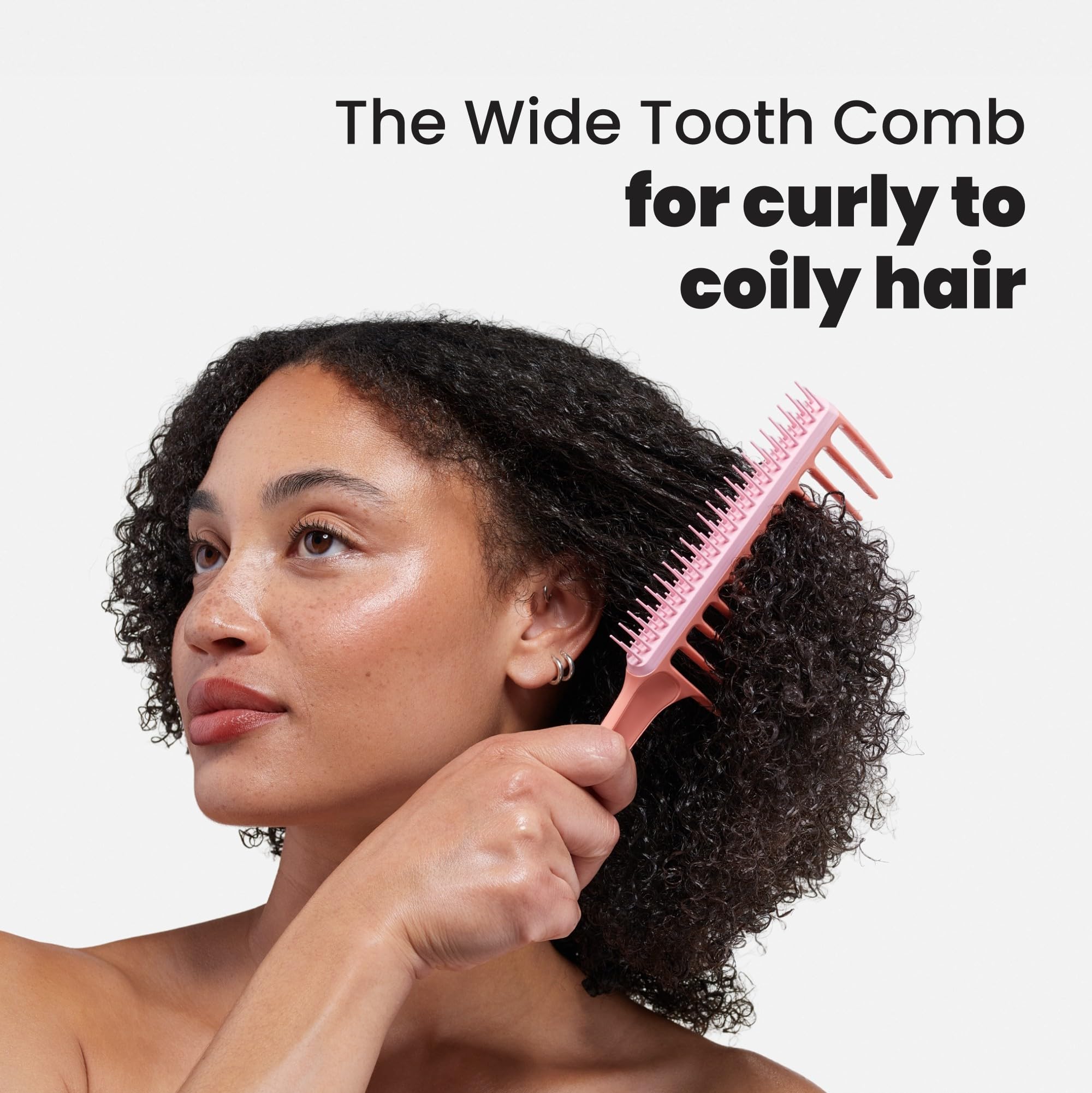 Tangle Teezer soft rounded tips closeup promoting scalp-friendly styling