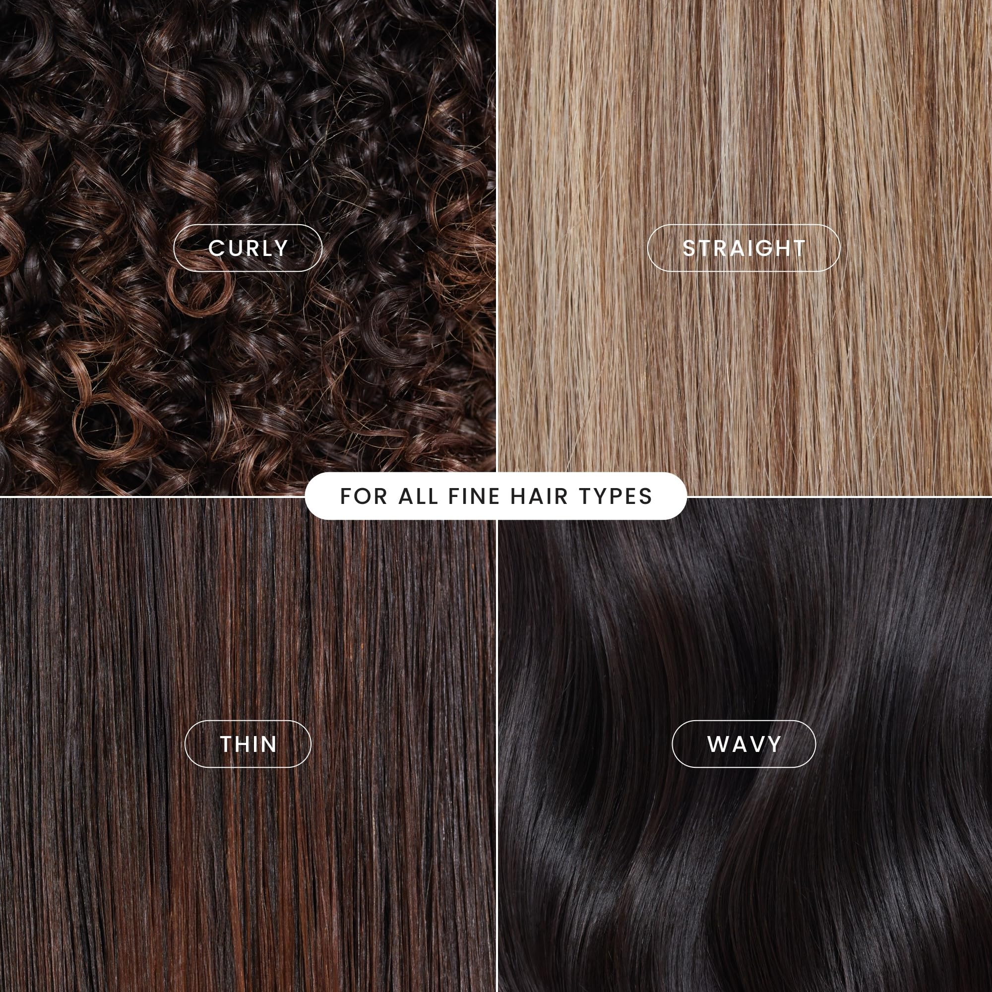 Tangle Teezer Fine & Fragile Ultimate Detangler on wet hair closeup for smooth detangling.