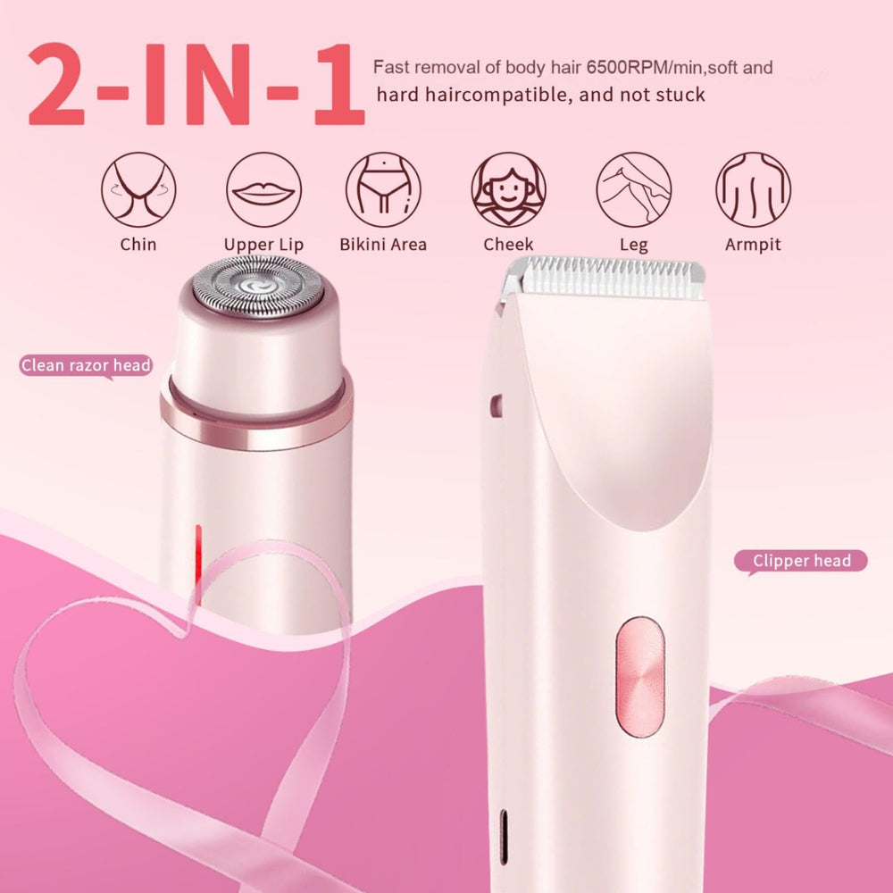 Tangting phoenix bikini-trimmer wide-head for clean bikini lines with safe guard.