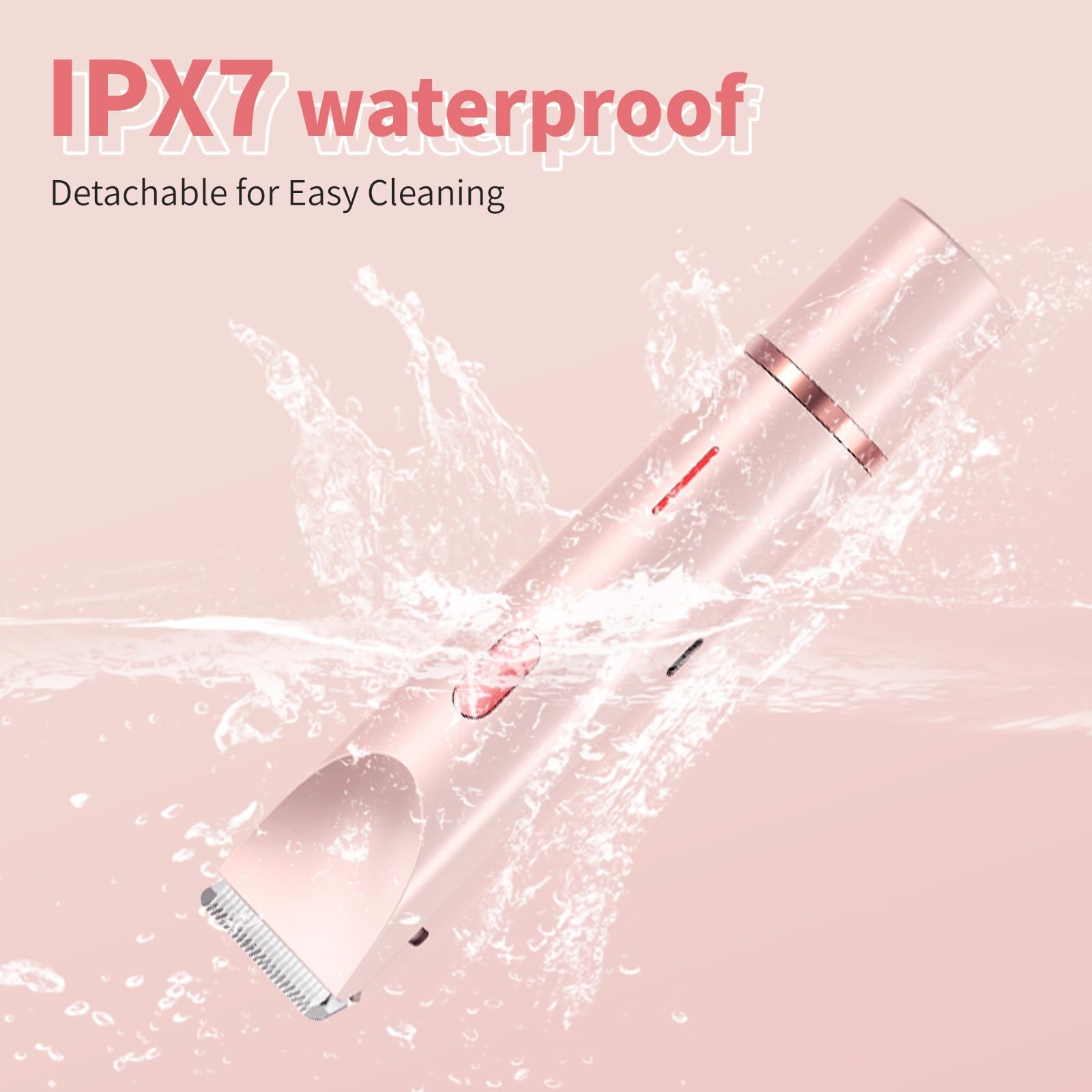 Tangting phoenix ipx7 waterproof razor in shower use for quick touch-ups.