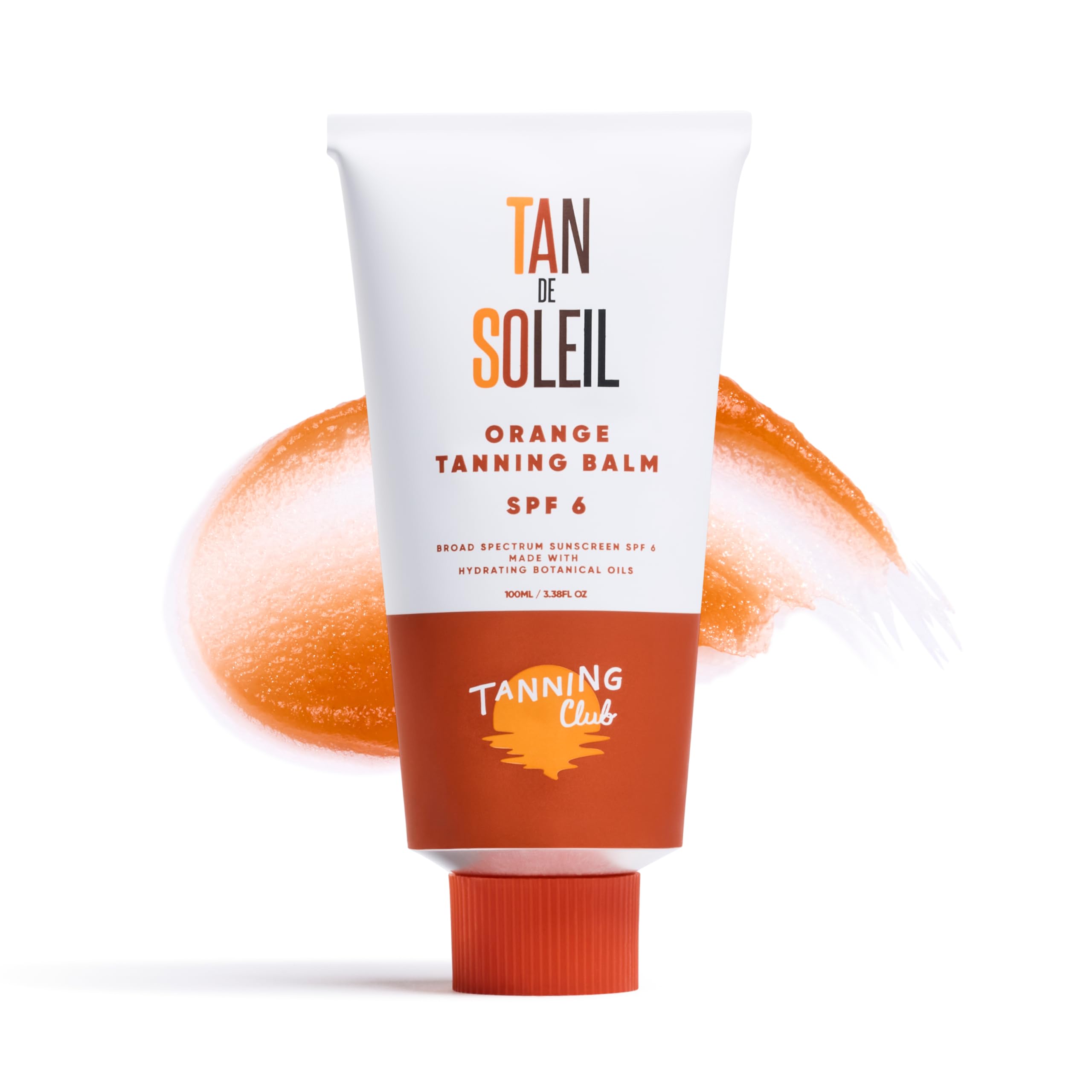 Tanning Club Tan De Soleil Orange Gel bottle for a lightweight, sun-kissed glow.