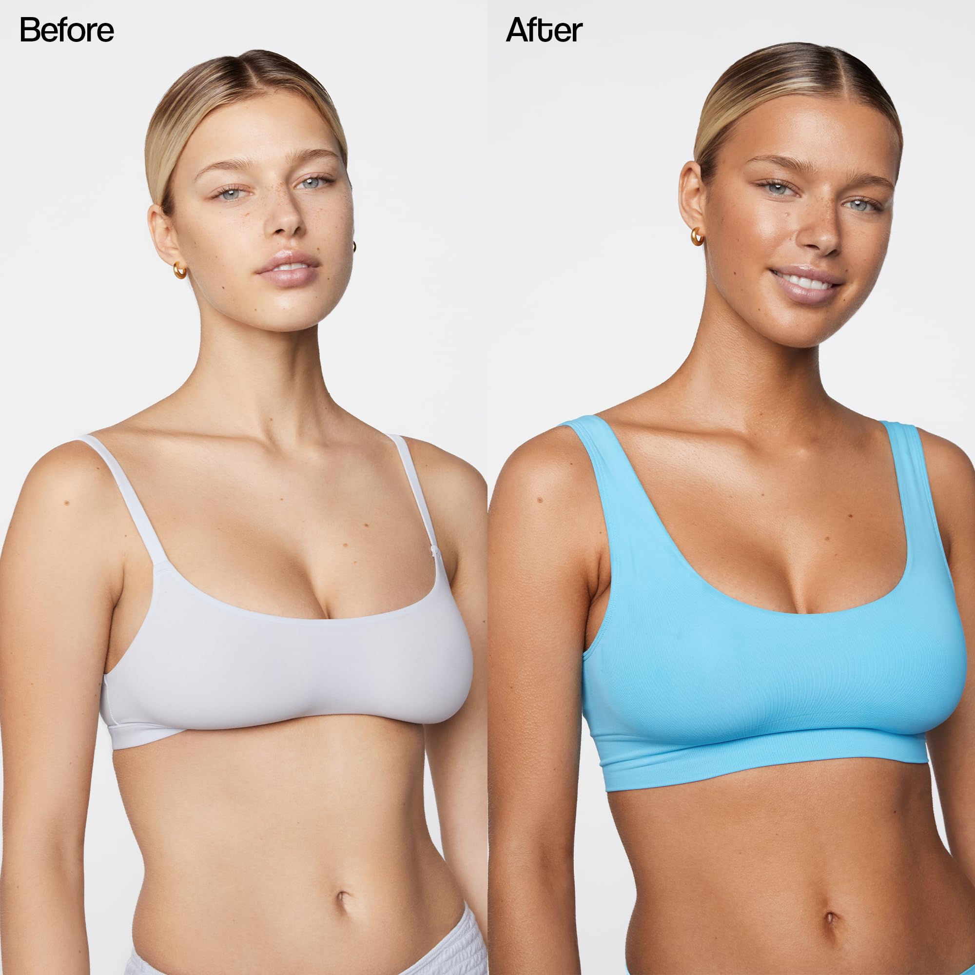 Tanologist Self Tan Mousse application mitt enables smooth, even spreads.