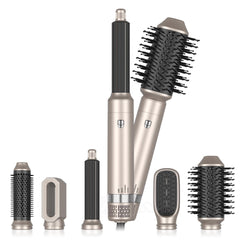 TANSHINE 6-in-1 Auto Hair Styler front view for quick everyday styling at home.