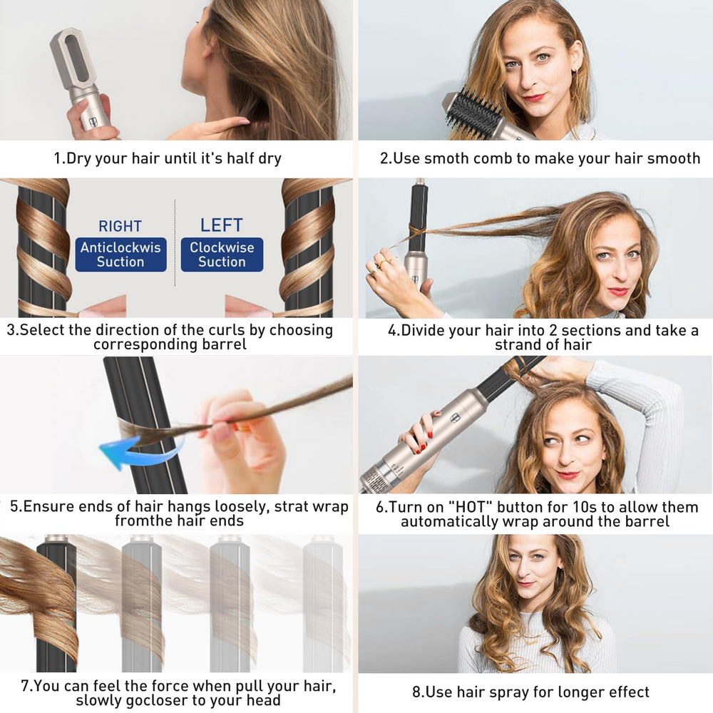 TANSHINE negative-ion emitter highlights frizz-reducing styling technology.