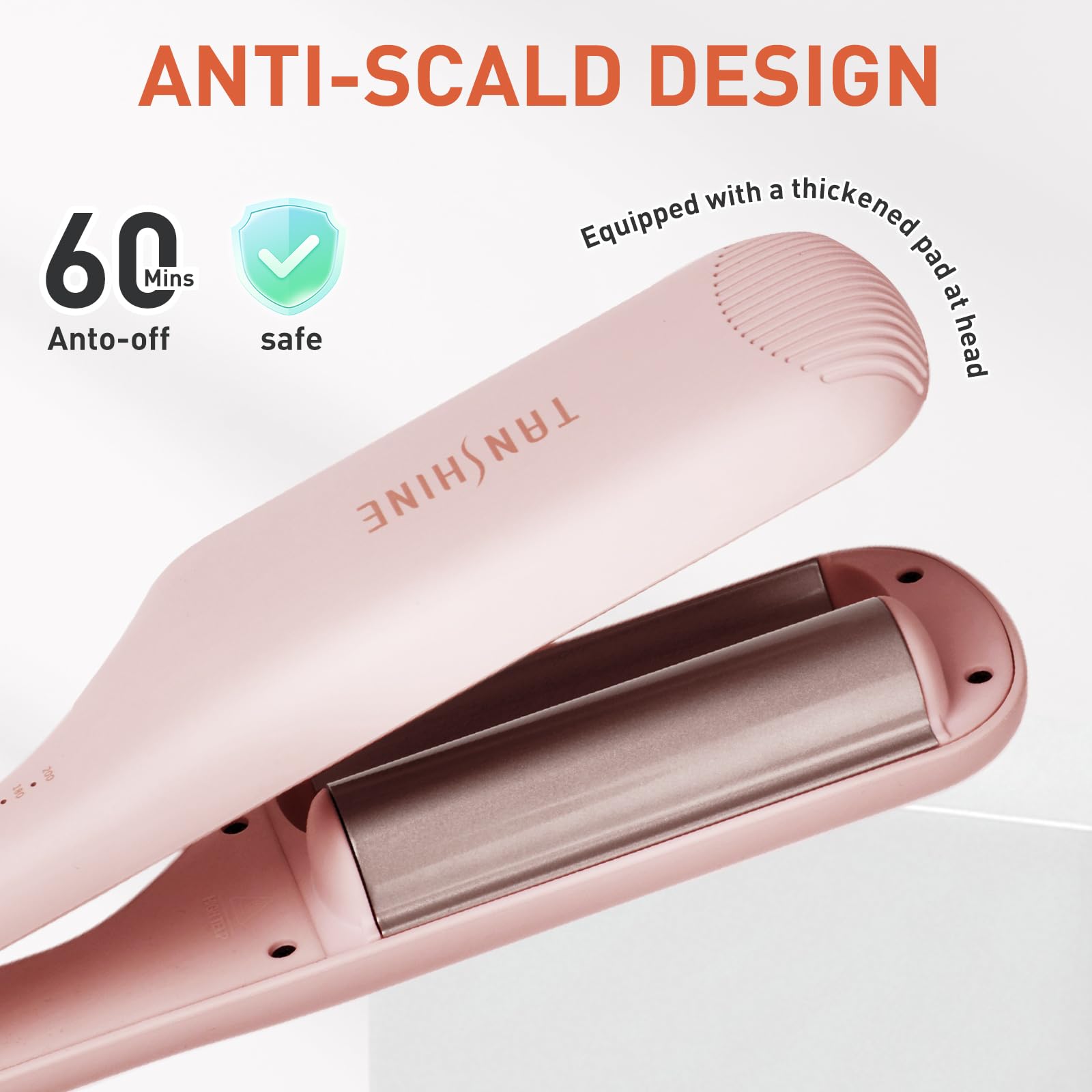 TANSHINE Curling Iron Waver dual voltage travel-friendly for worldwide styling