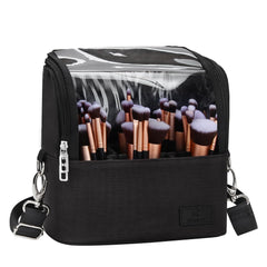 TANTO makeup brush case standable design keeps brushes ready for quick makeup rounds.