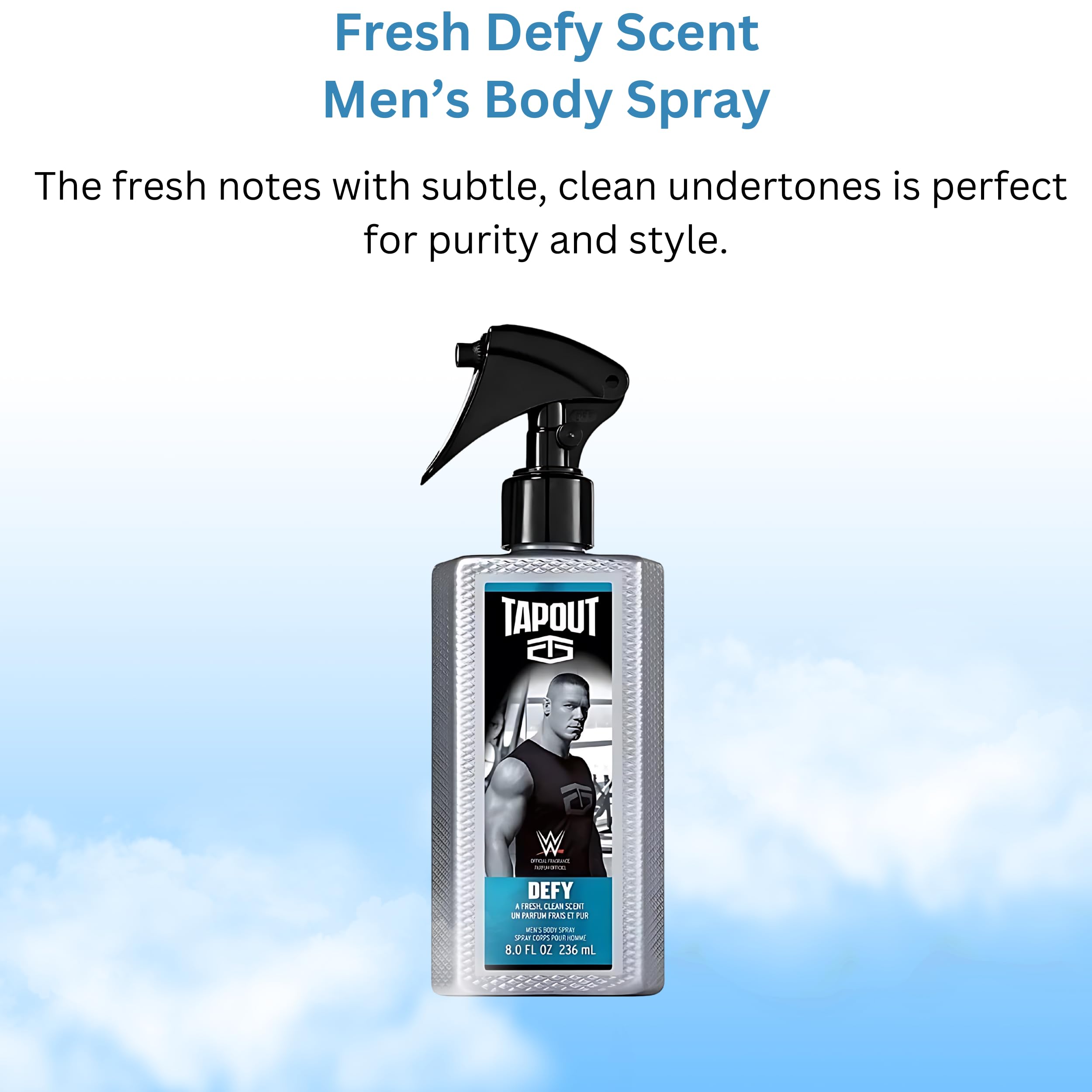 Tapout 6-pack display image showing a versatile men's fragrance collection.