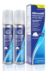 TARO minoxidil foam bottle for easy daily application.