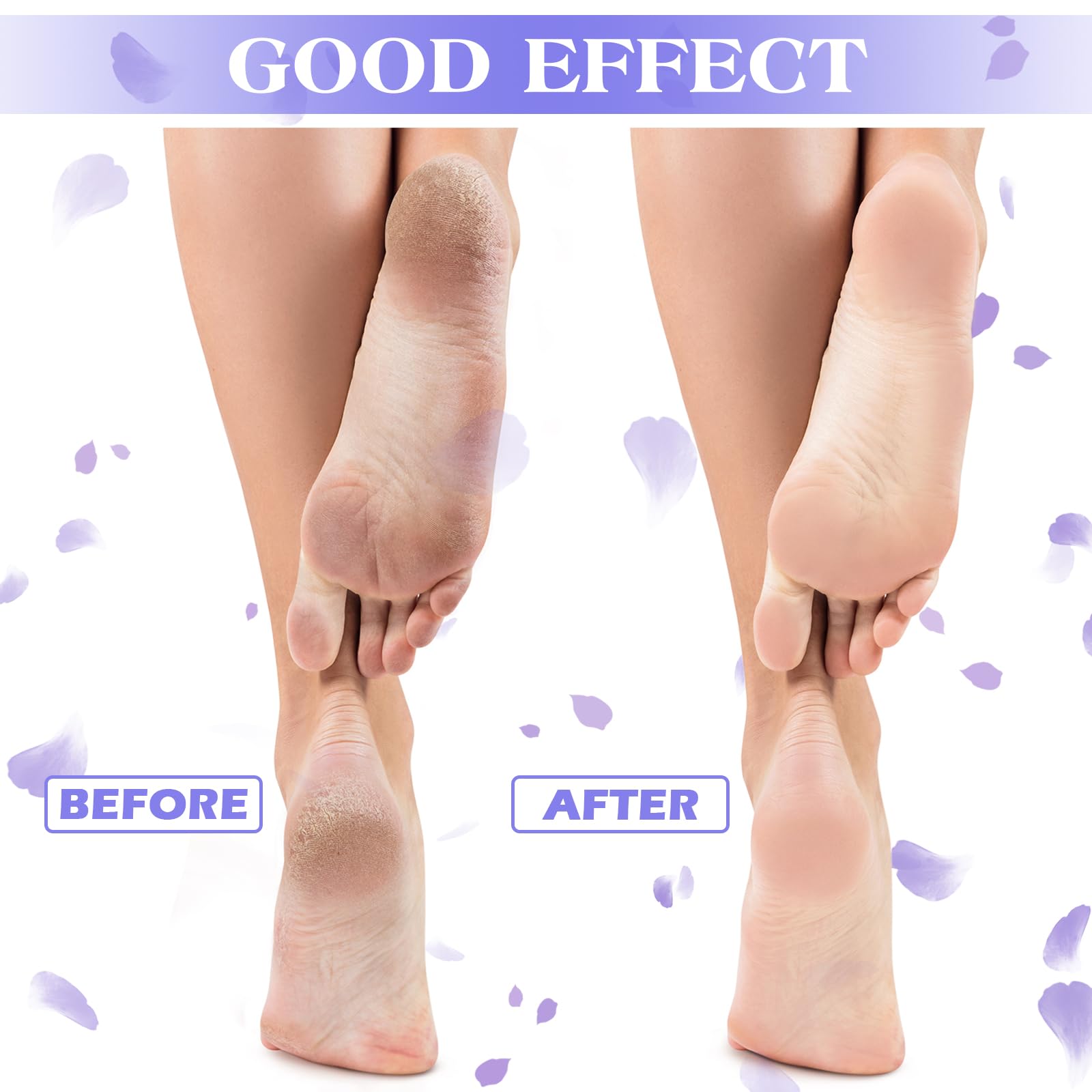 Tarpop Aloe Socks Purple Points Pack features massaging points for even moisture.