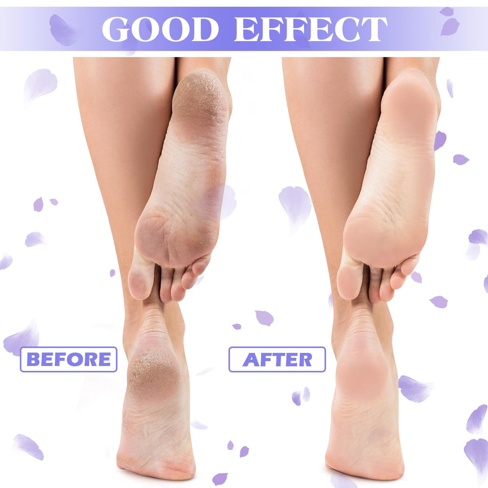 Tarpop Aloe Socks Purple Points Pack features massaging points for even moisture.