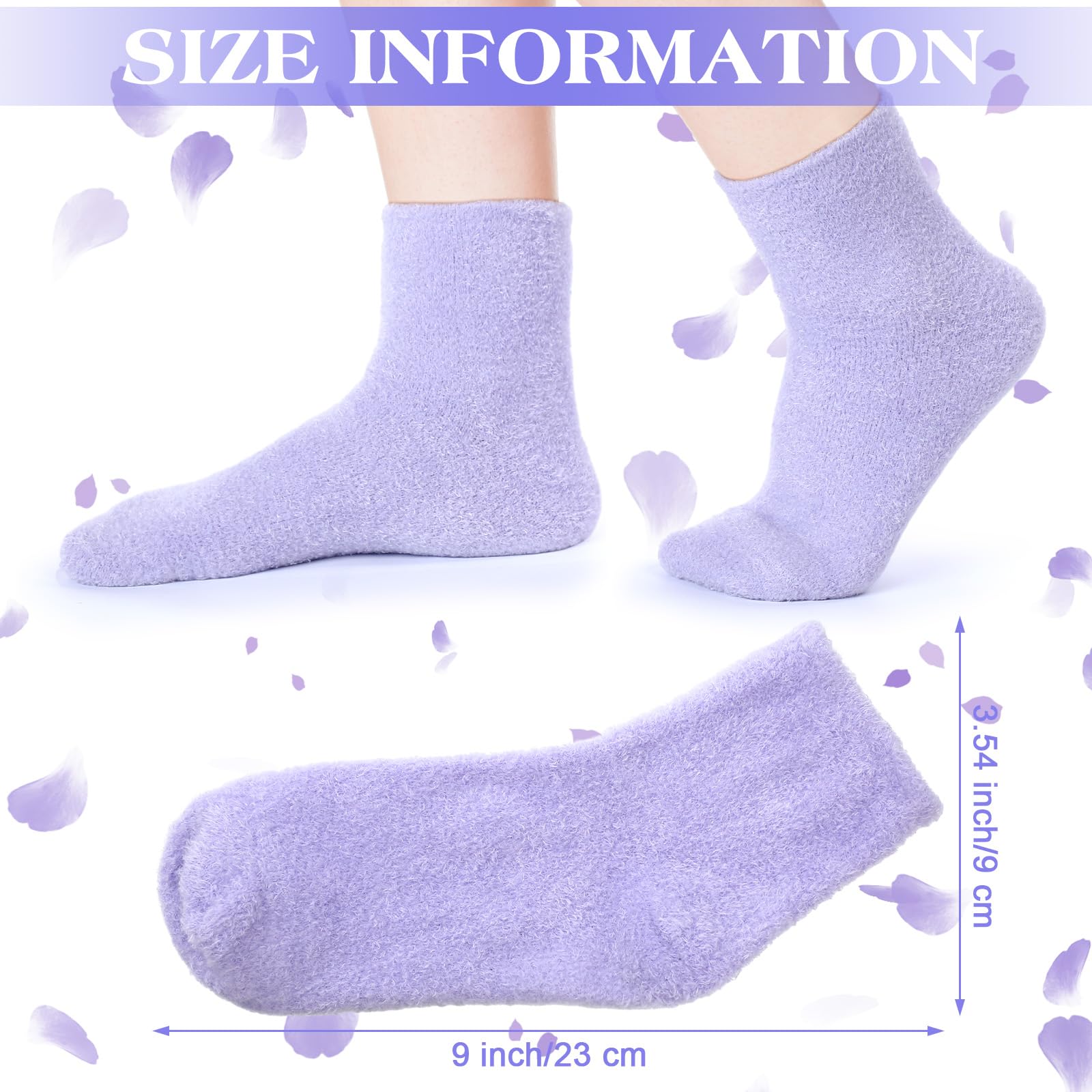 Tarpop Aloe Socks White Pack provides overnight hydration for soft feet.