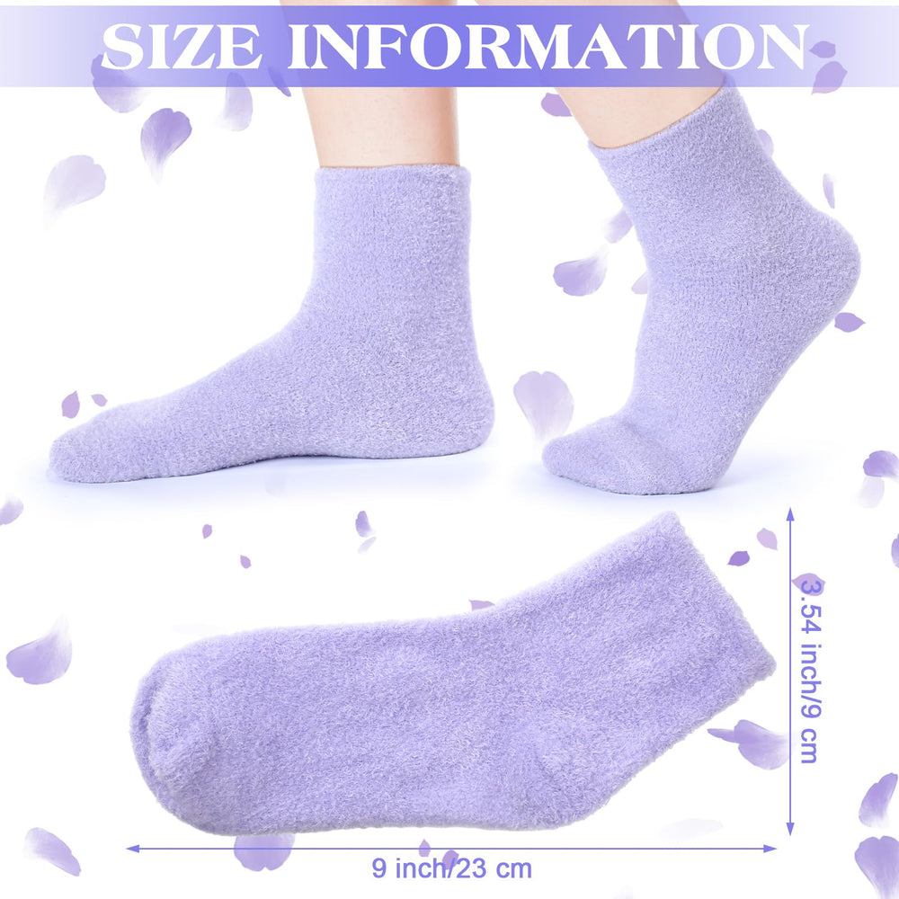 Tarpop Aloe Socks White Pack provides overnight hydration for soft feet.