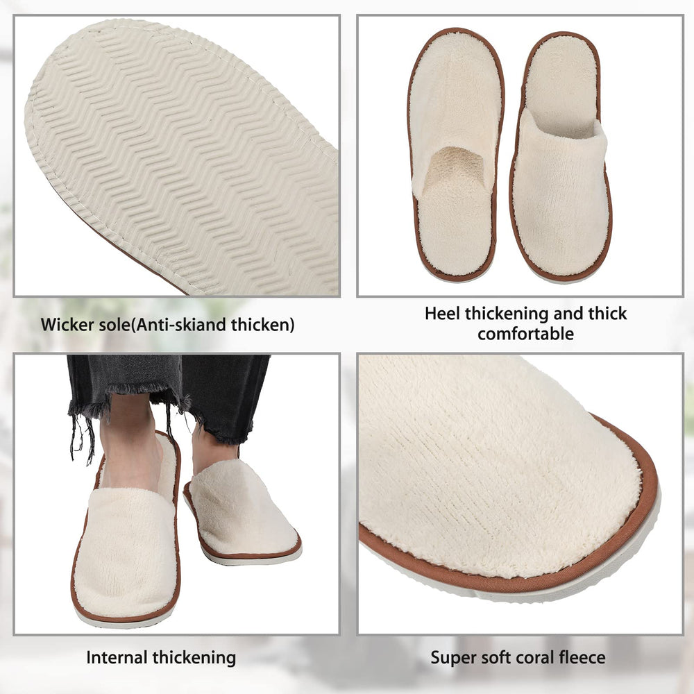 Tarpop yellow and grey slippers for easy room labeling