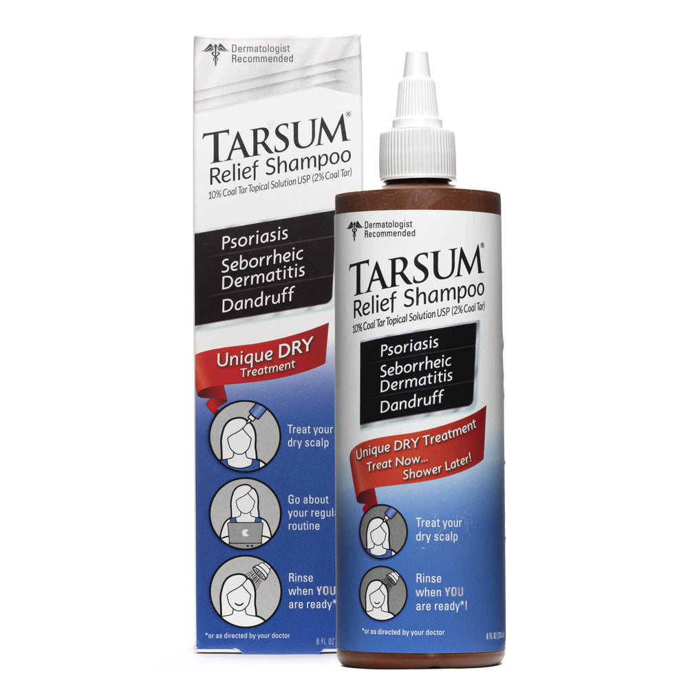Tarsum shower routine scene pairing shampoo with everyday scalp care