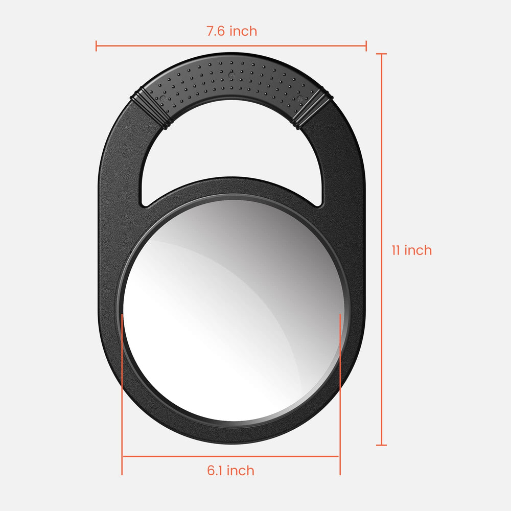 TASALON hand mirror ABS frame offers long-lasting durability for salon, barber, and home use.