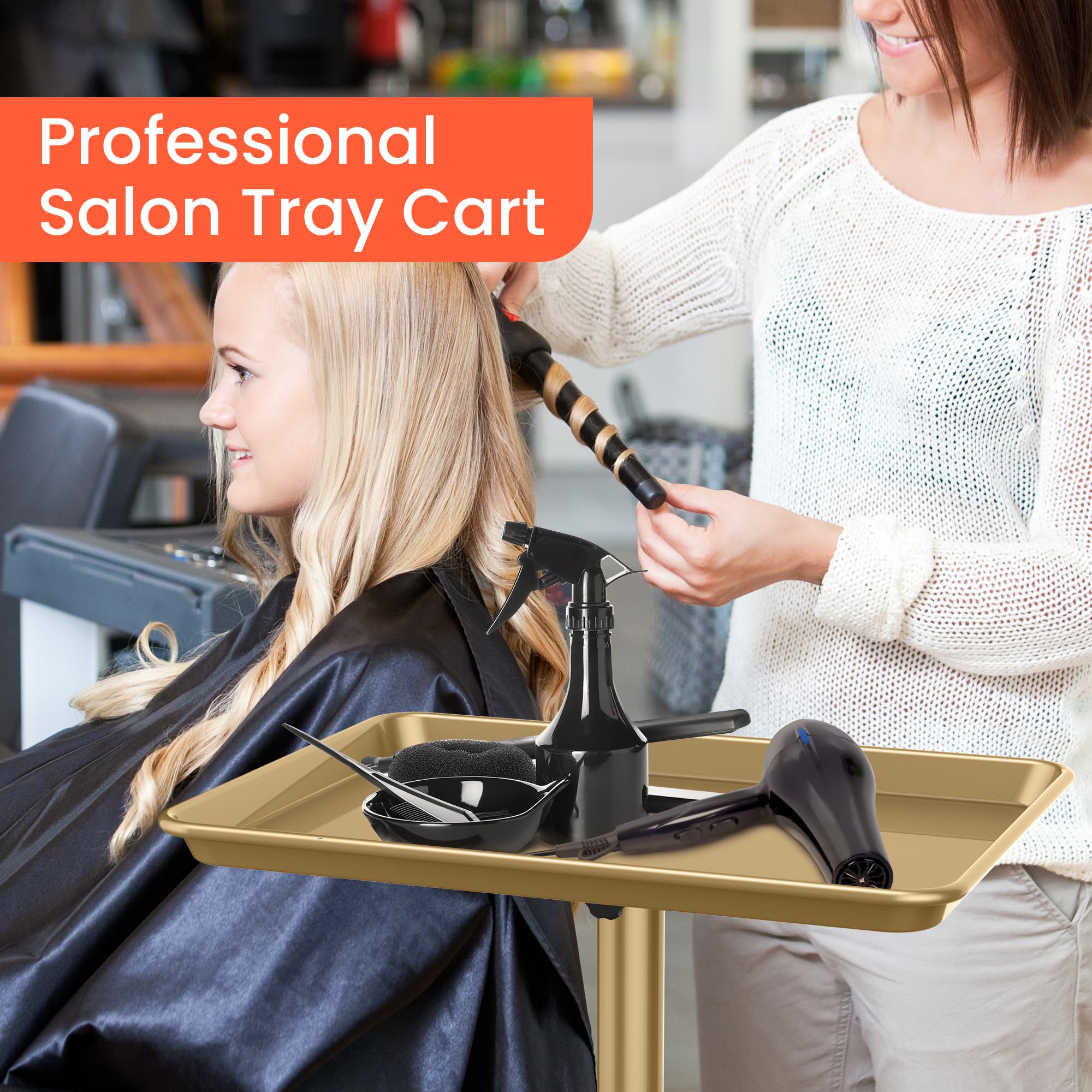 TASALON multi-use tray cart suitable for hair, tattoo, and aesthetic workflows.