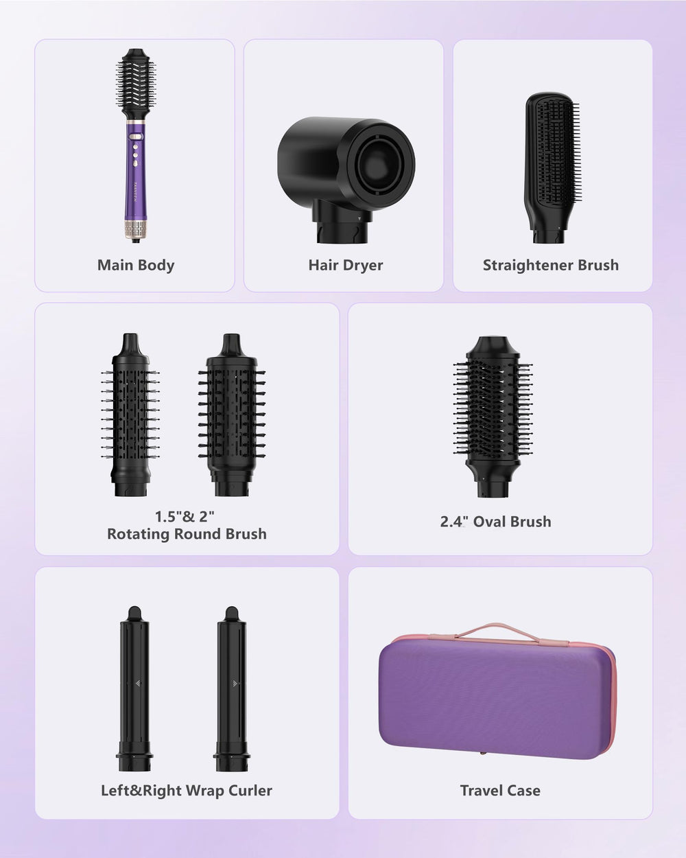 Tasneem attachments included with all-in-one kit