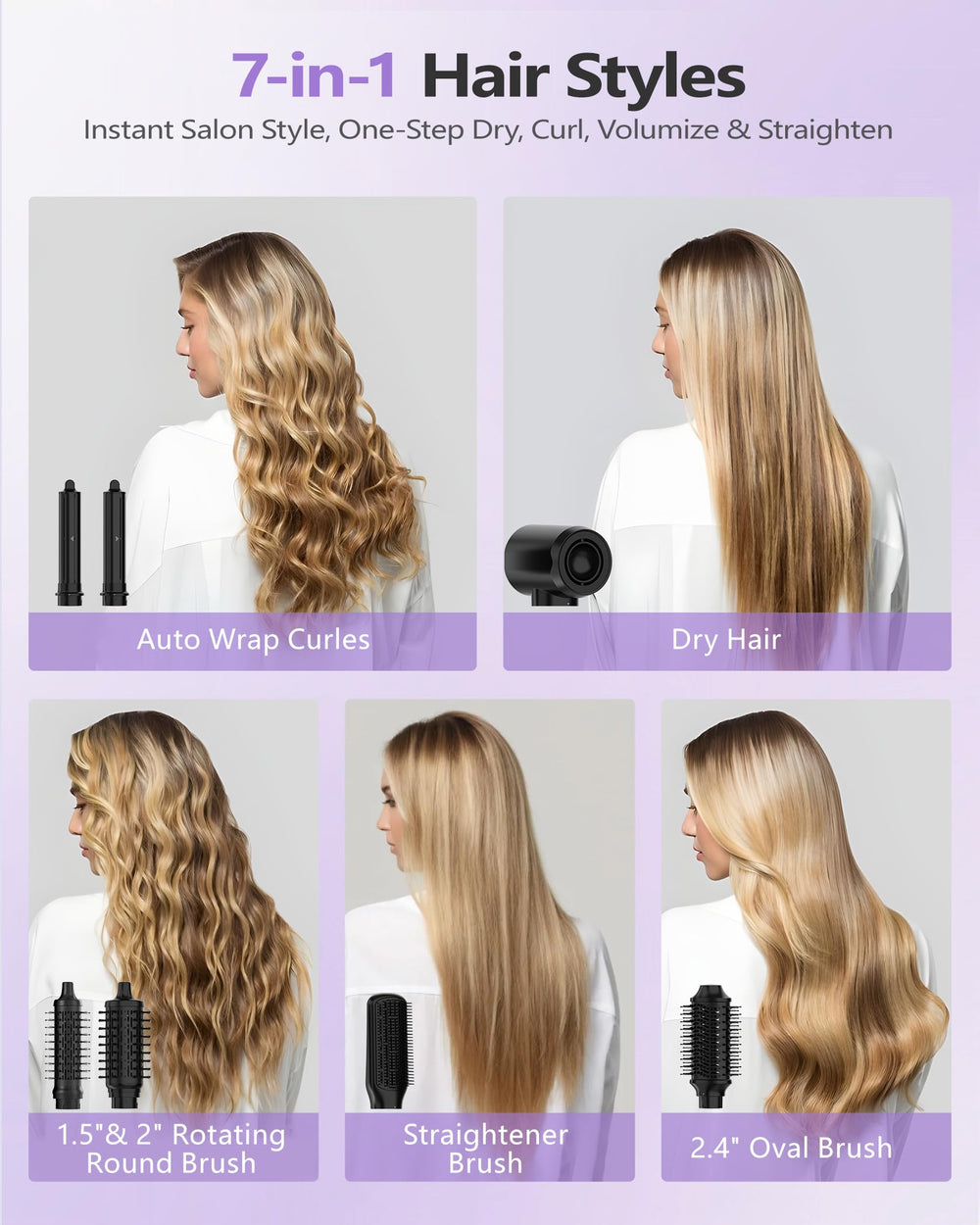 Tasneem oval volumizer brush for balanced lift