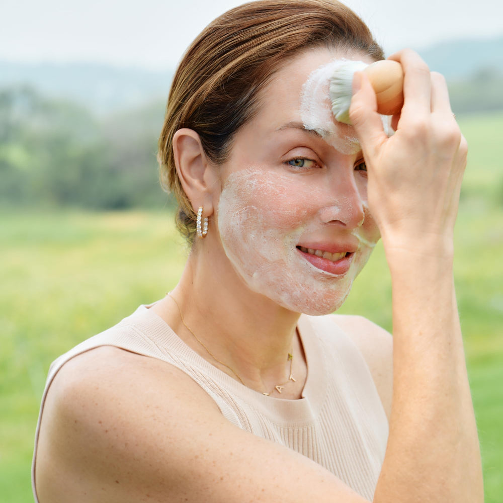 Tata Harper Clarifying Cleanser matte finish preview for shine reduction.