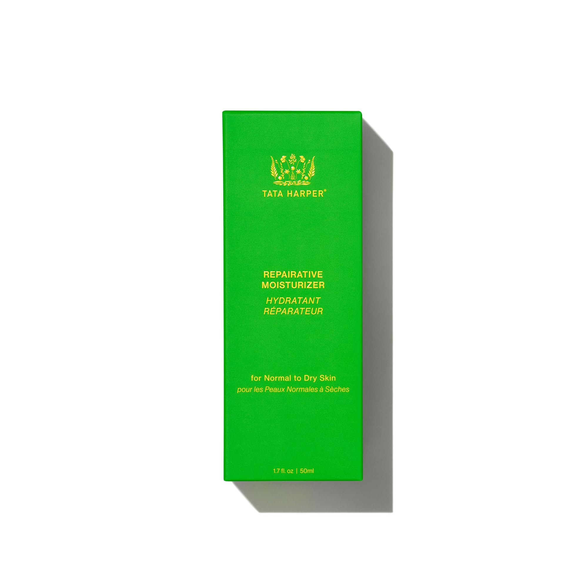 Tata Harper Repairative Moisturizer cream application on clean skin