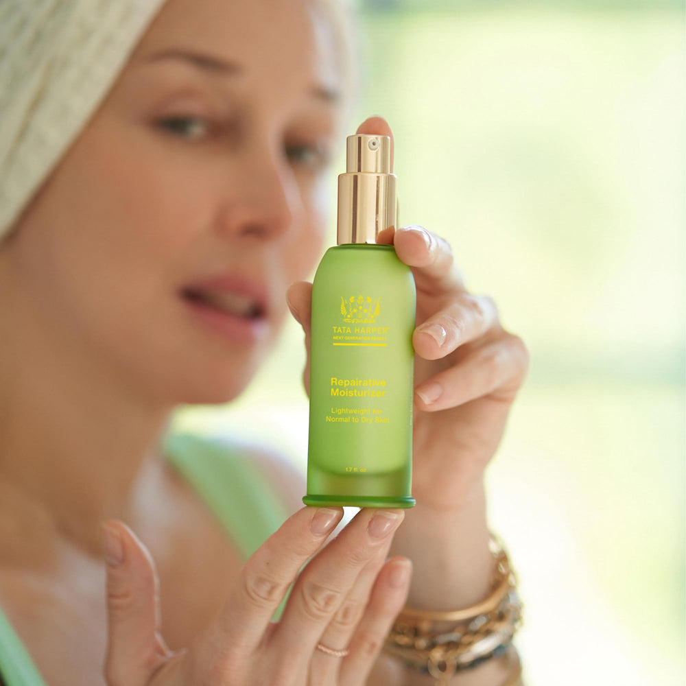 Tata Harper Repairative Moisturizer emphasizes hyaluronic acid for plump, hydrated skin