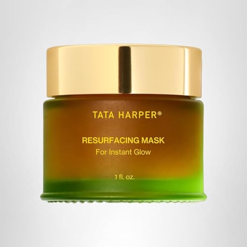 Afterglow scene with Tata Harper Resurfacing Mask skin appearing refreshed