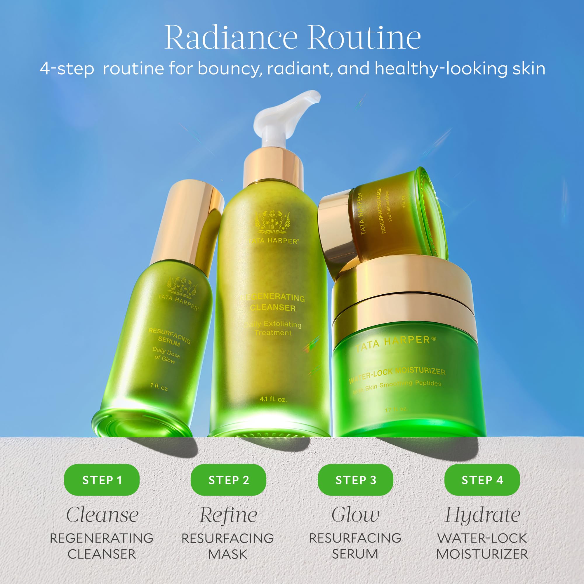 Natural ingredients highlight Tata Harper Resurfacing Mask for balanced skin