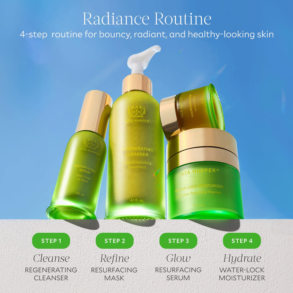 Natural ingredients highlight Tata Harper Resurfacing Mask for balanced skin
