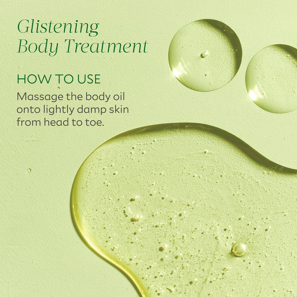 Tata Harper Revitalizing Body Oil leaves a silky finish after massage.