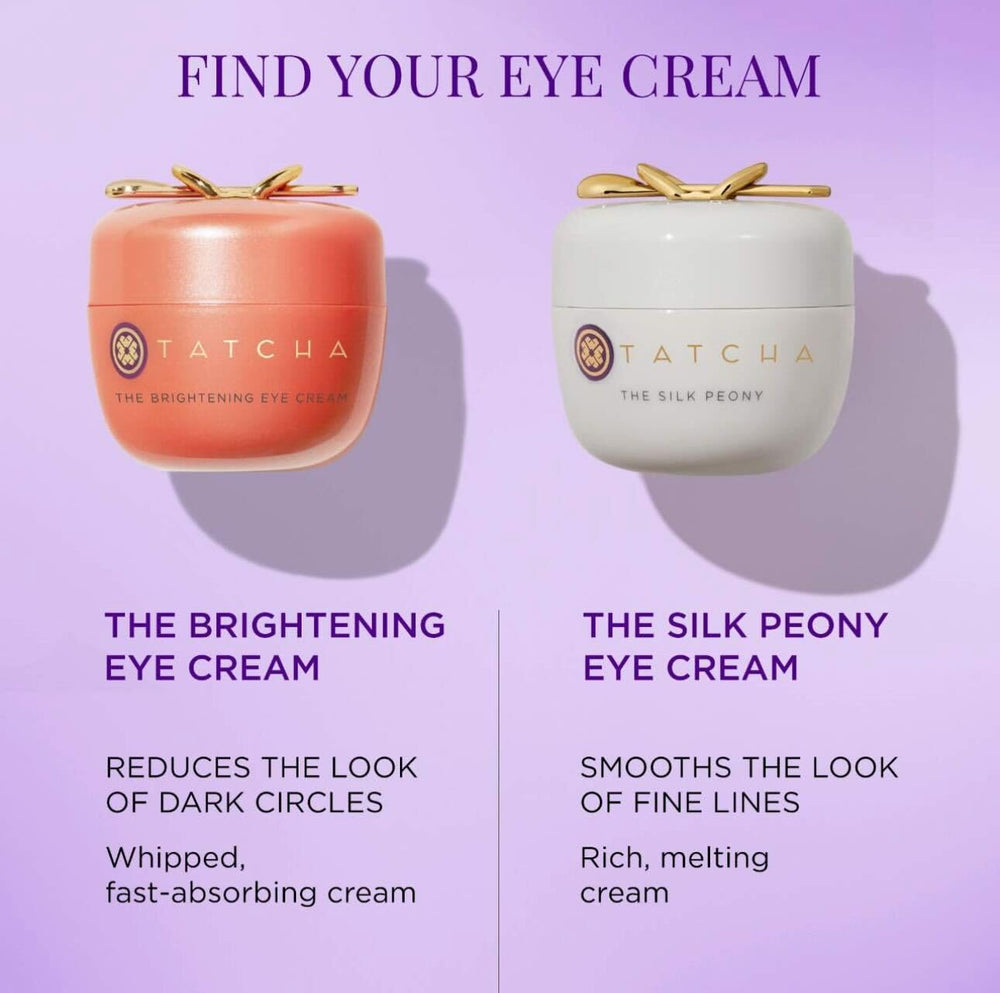 TATCHA Brightening Eye Cream resulting brighter, more awake-looking eyes