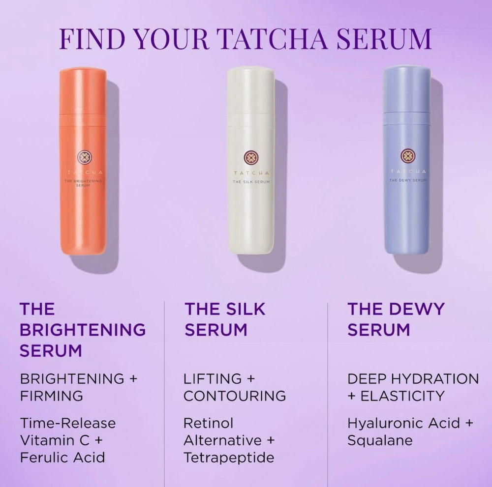 TATCHA Brightening Serum glow after use in natural light.