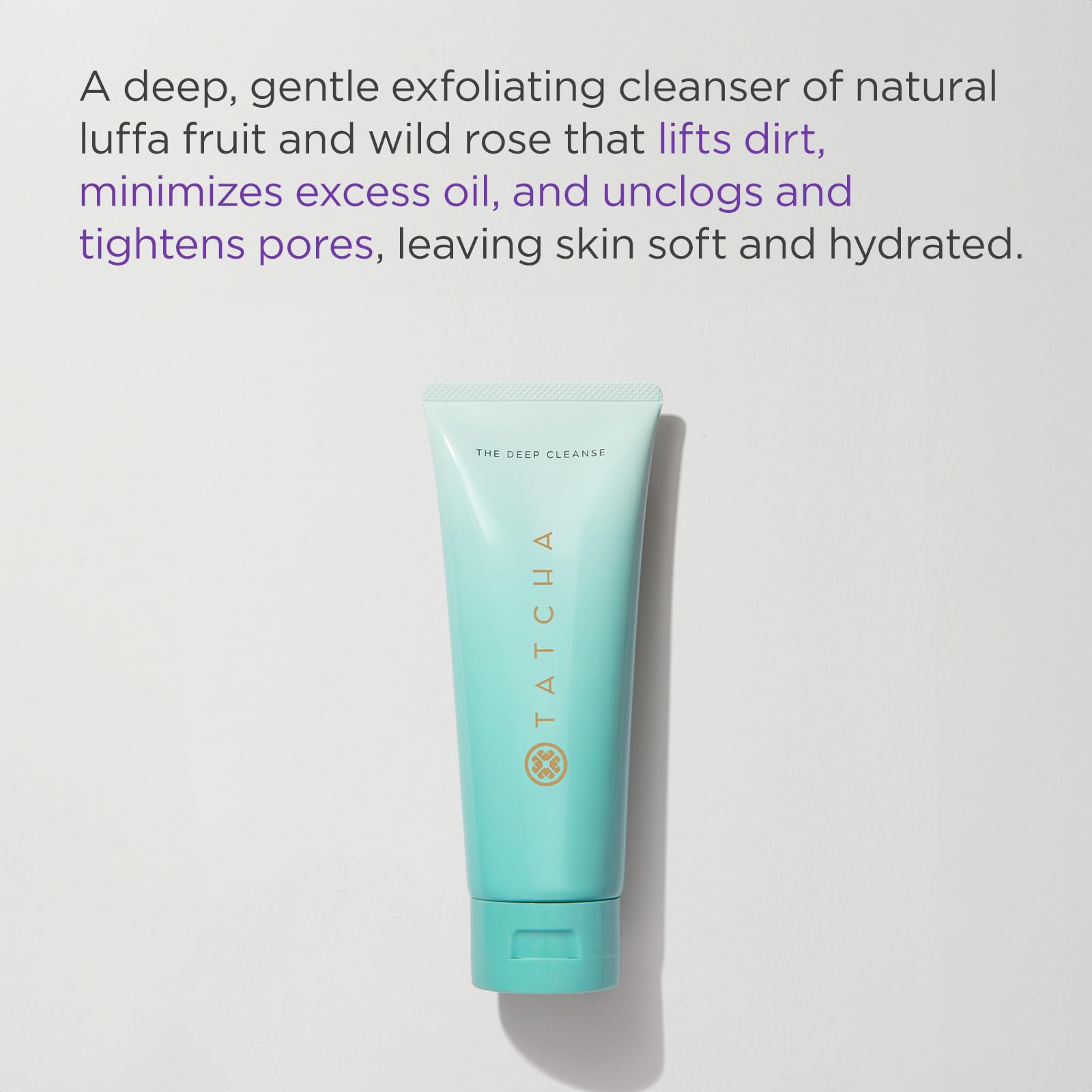 Tatcha Deep Cleanse silk amino acids nourish delicate skin during cleansing.