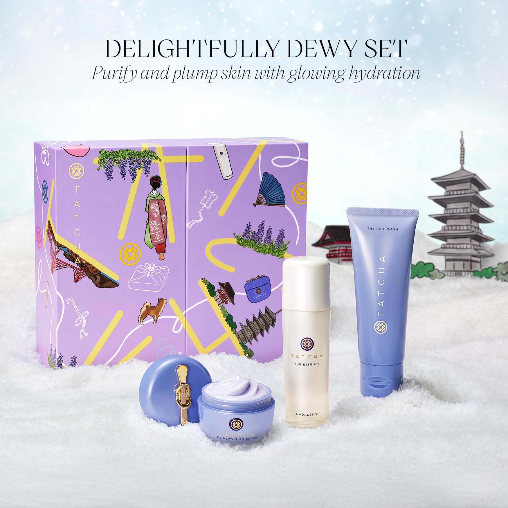 TATCHA Dewy Skin Cream jar with rich, hydrating formula
