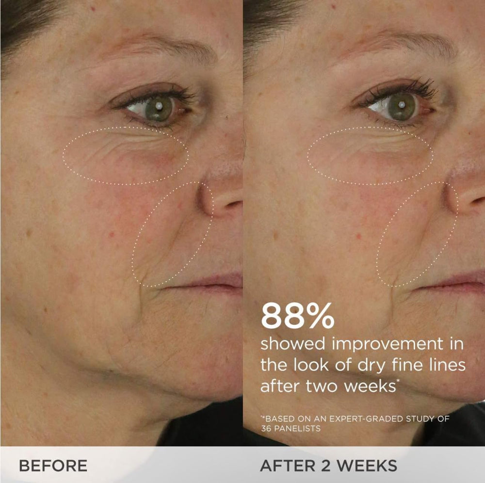 TATCHA The Dewy Skin Cream on model skin reveals lasting dewy luminosity