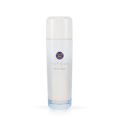 Tatcha The Essence bottle front view highlights oil-free hydration for smoother skin.