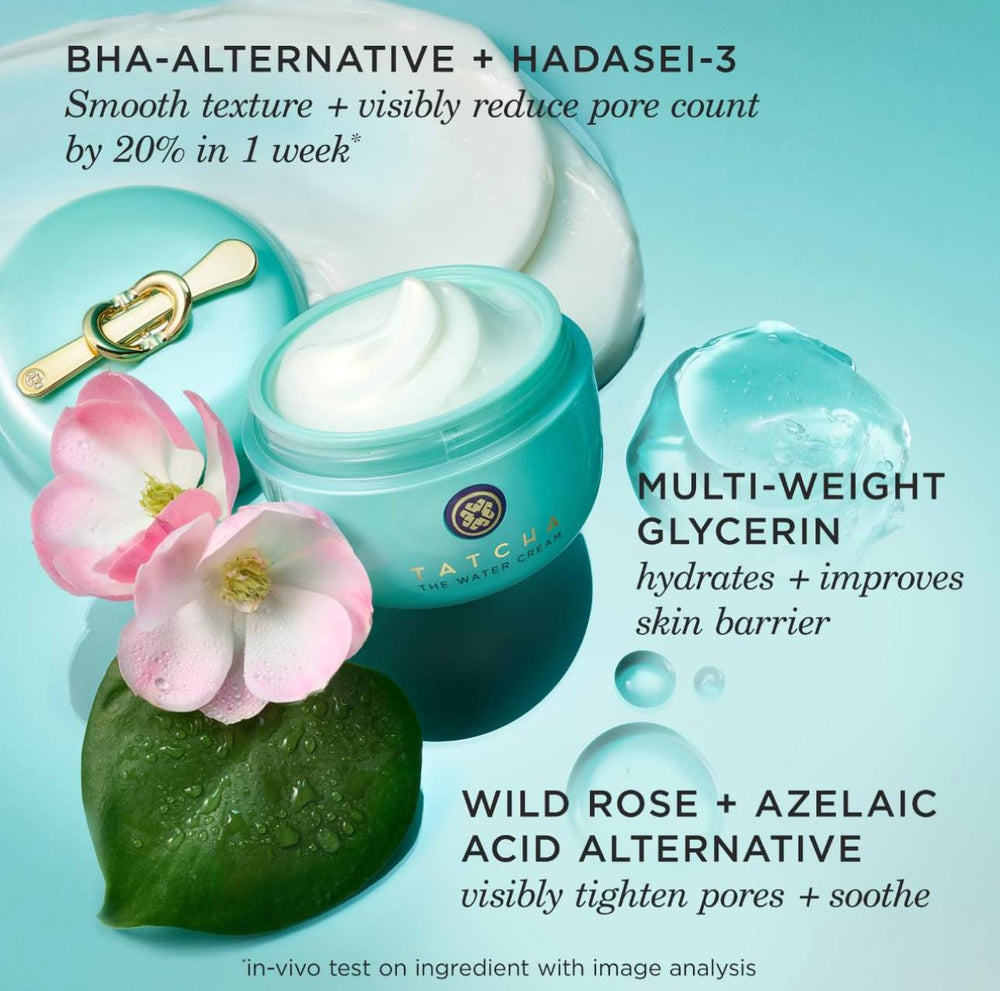 TATCHA Hadasei3 ingredients pack shown for nourishing at-home skincare ritual.