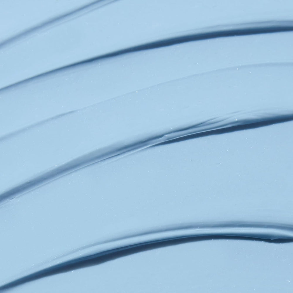 TATCHA Indigo Calming Cream jar closeup highlighting rich texture and soothing oats.