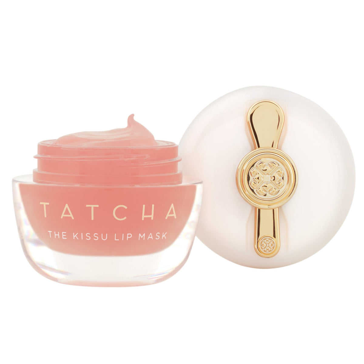 Tatcha Kissu Lip Mask overnight ritual demonstrates soothing hydration while you sleep.