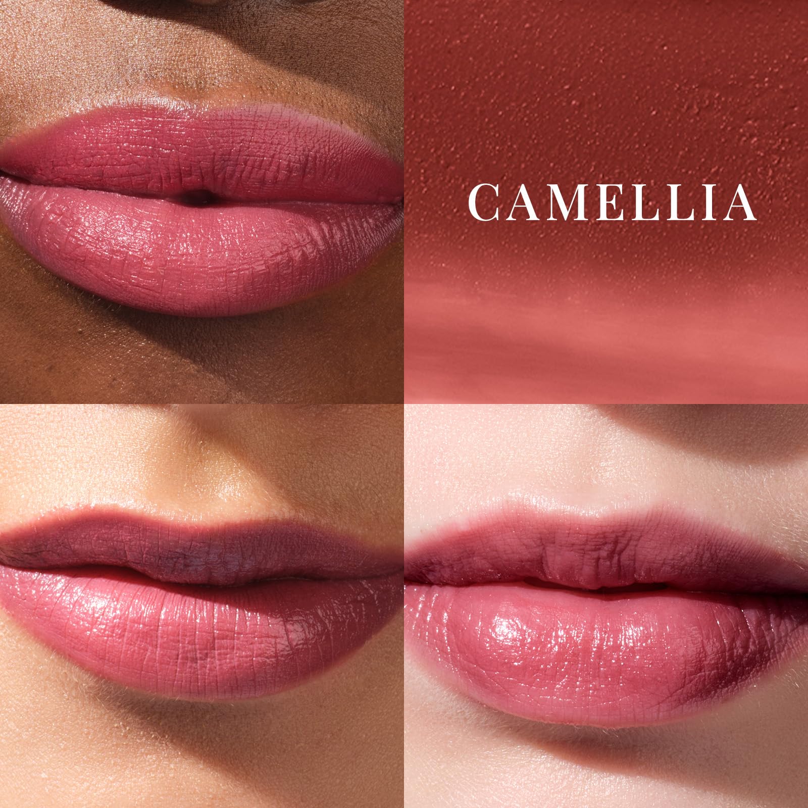 TATCHA Kissu Lip Tint Camellia applicator image highlights easy, no-streak application.