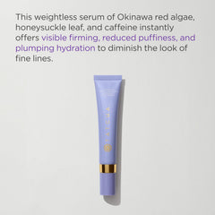TATCHA Luminous Deep Hydration Eye Serum cooling applicator for refreshing under-eye care