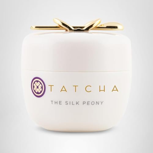 TATCHA packaging and silk texture highlight premium eye care ritual.