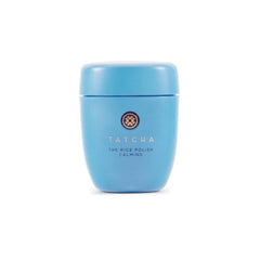 Tatcha Rice Polish Calming foam application demonstrates gentle exfoliation for radiant skin.