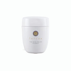 TATCHA Rice Polish Classic bottle close-up for gentle daily exfoliation