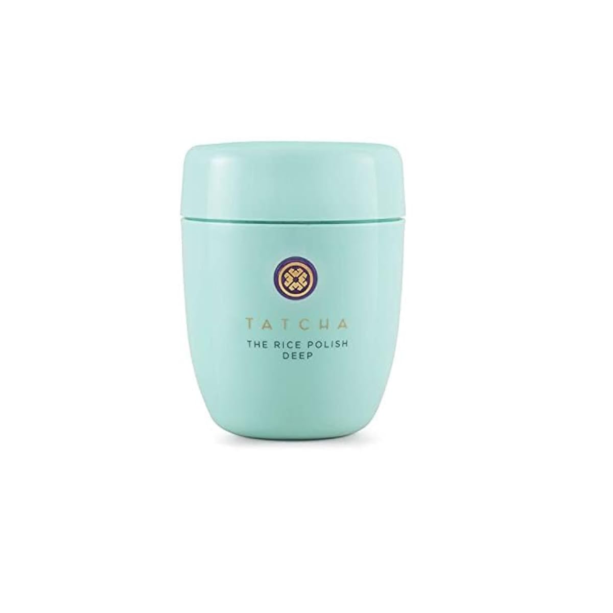 Tatcha Rice Polish Deep jar closeup highlighting premium exfoliation ritual for smooth skin.