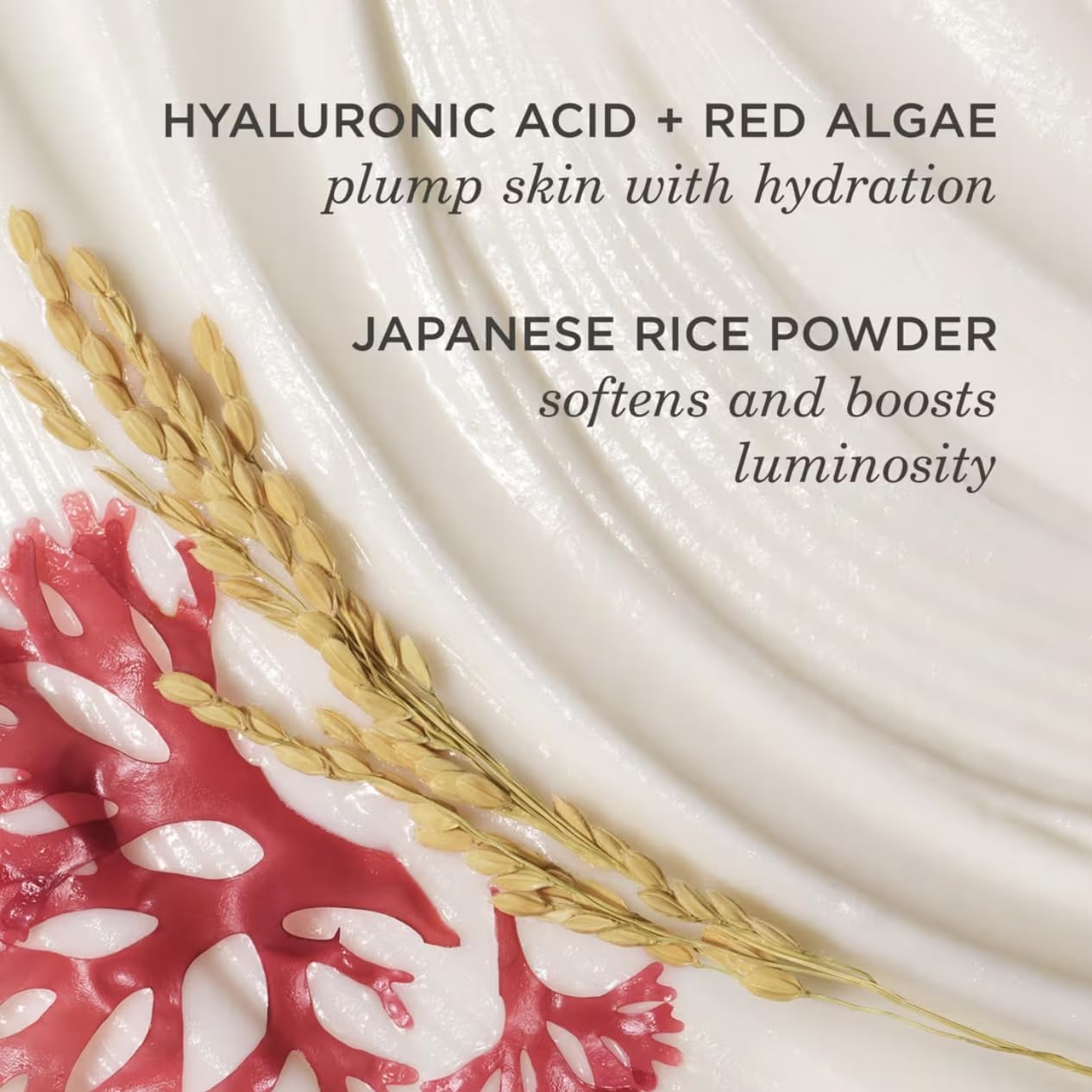 TATCHA Rice Wash ingredient detail hints at gentle botanicals for balanced skin